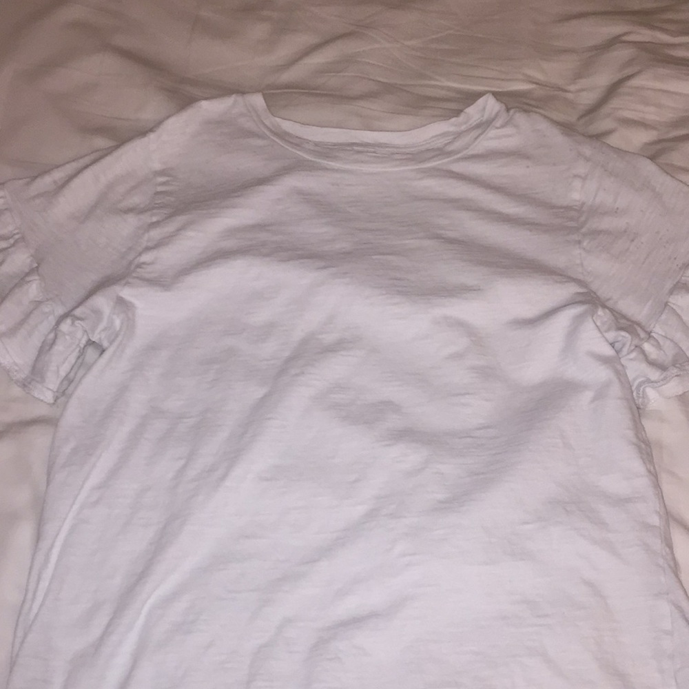 fun white old navy shirt ! ( cotton)